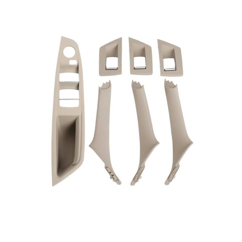 CWDQYNLG Innentürgriff Abdeckung Griff Auto Innen Tür Griff Panel Pull Trim Abdeckung Fenster Schalter Panel Griff Set Für 5 Serie F10 F11 2010-2017 von CWDQYNLG