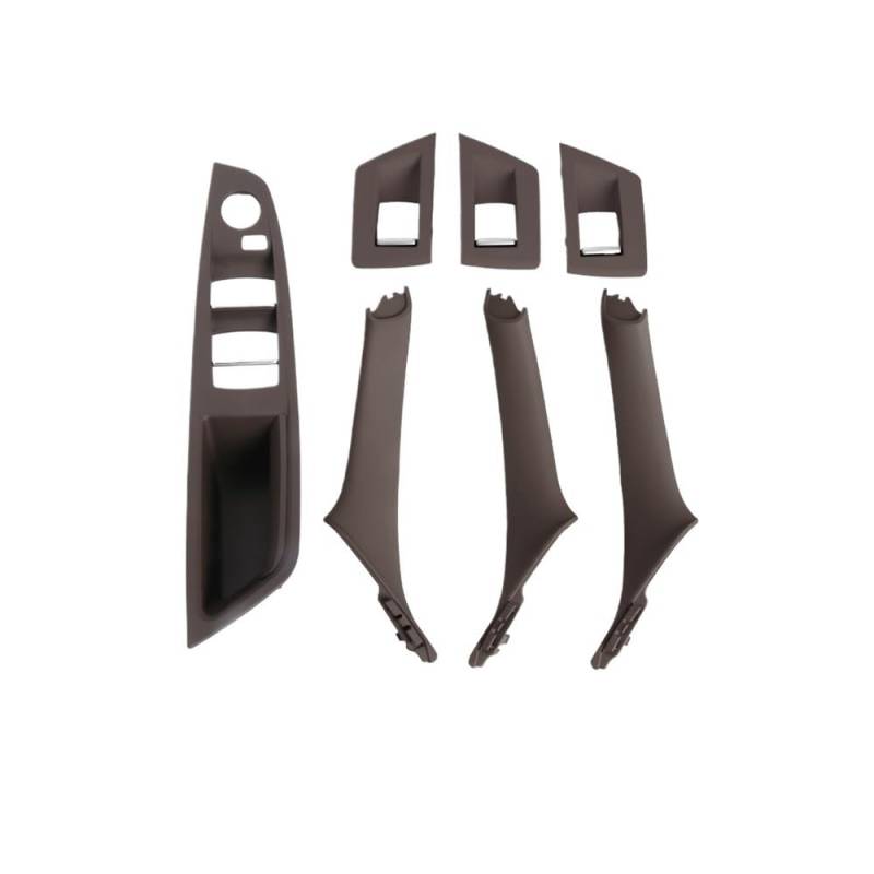 CWDQYNLG Innentürgriff Abdeckung Griff Auto Innen Tür Griff Panel Pull Trim Abdeckung Fenster Schalter Panel Griff Set Für 5 Serie F10 F11 2010-2017 von CWDQYNLG