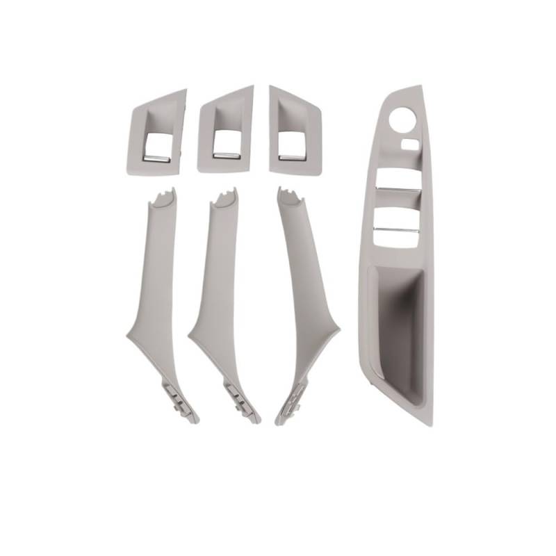 CWDQYNLG Innentürgriff Abdeckung Griff Auto Innen Tür Griff Panel Pull Trim Abdeckung Fenster Schalter Panel Griff Set Für 5 Serie F10 F11 2010-2017 von CWDQYNLG