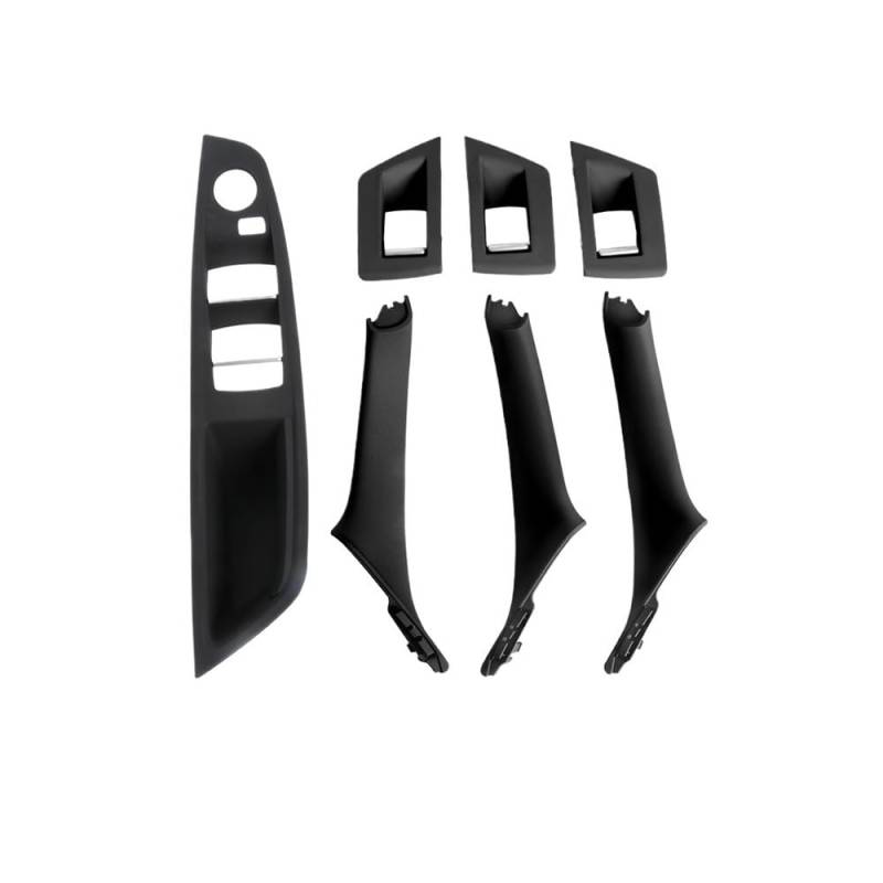 CWDQYNLG Innentürgriff Abdeckung Griff Auto Innen Tür Griff Panel Pull Trim Abdeckung Fenster Schalter Panel Griff Set Für 5 Serie F10 F11 2010-2017 von CWDQYNLG