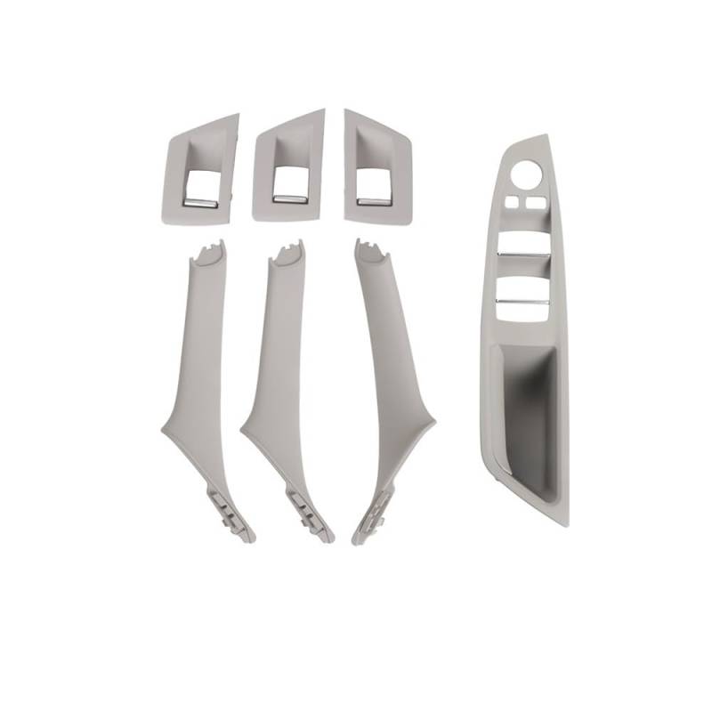 CWDQYNLG Innentürgriff Abdeckung Griff Auto Innen Tür Griff Panel Pull Trim Abdeckung Fenster Schalter Panel Griff Set Für 5 Serie F10 F11 2010-2017 von CWDQYNLG