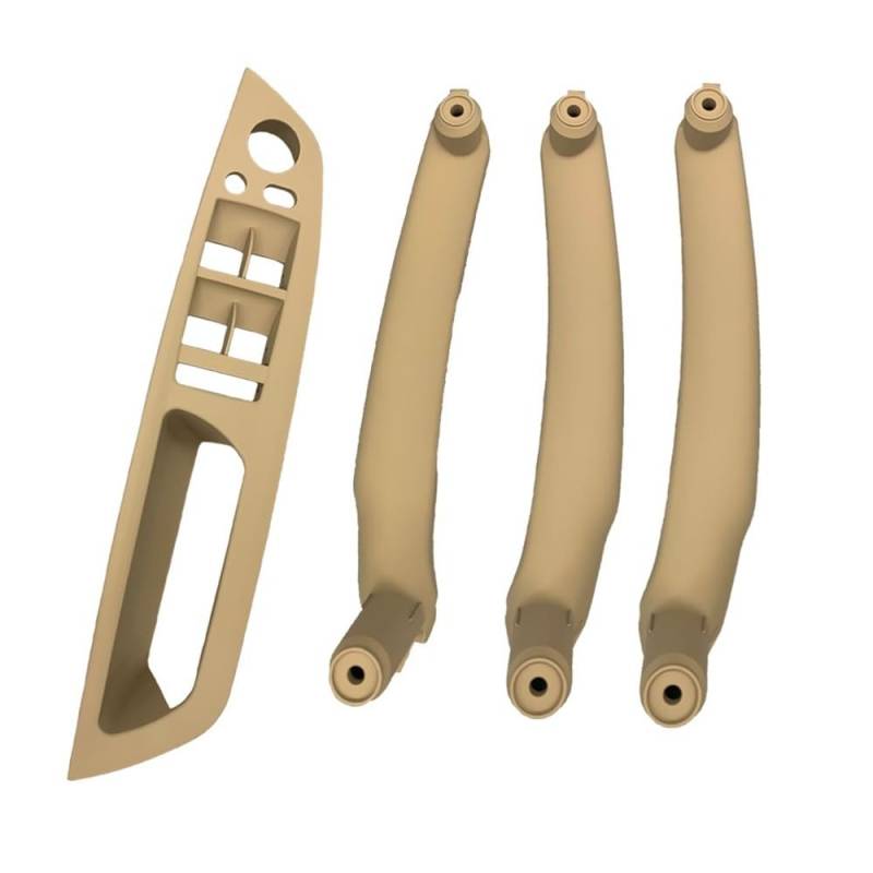 CWDQYNLG Innentürgriff Abdeckung Griff Beige Schwarz Carbon Auto Links Rechts Innen Tür Armlehne Griff Innen Panel Pull Trim Abdeckung Für E70 E71 Für x5 Für X6 2007-2014 von CWDQYNLG