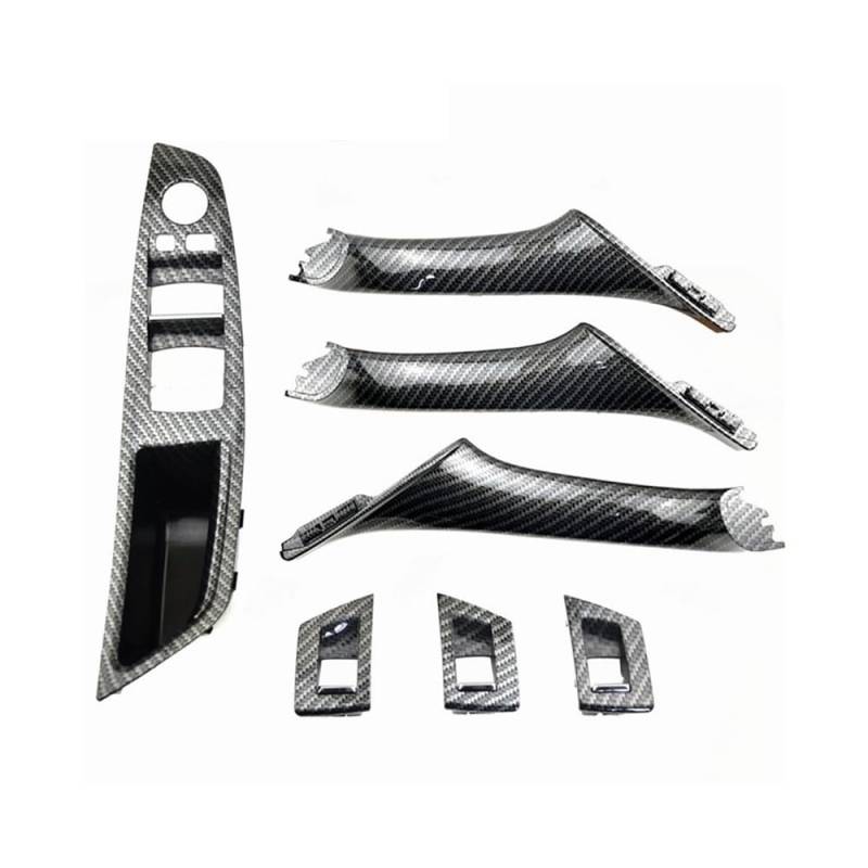 CWDQYNLG Innentürgriff Abdeckung Griff Für 5 Serie F10 F11 F18 520 525 7 stücke Links Hand Fahren Auto Styling LHD Auto Innen Tür Griff Innere Panel Pull Trim Abdeckung von CWDQYNLG