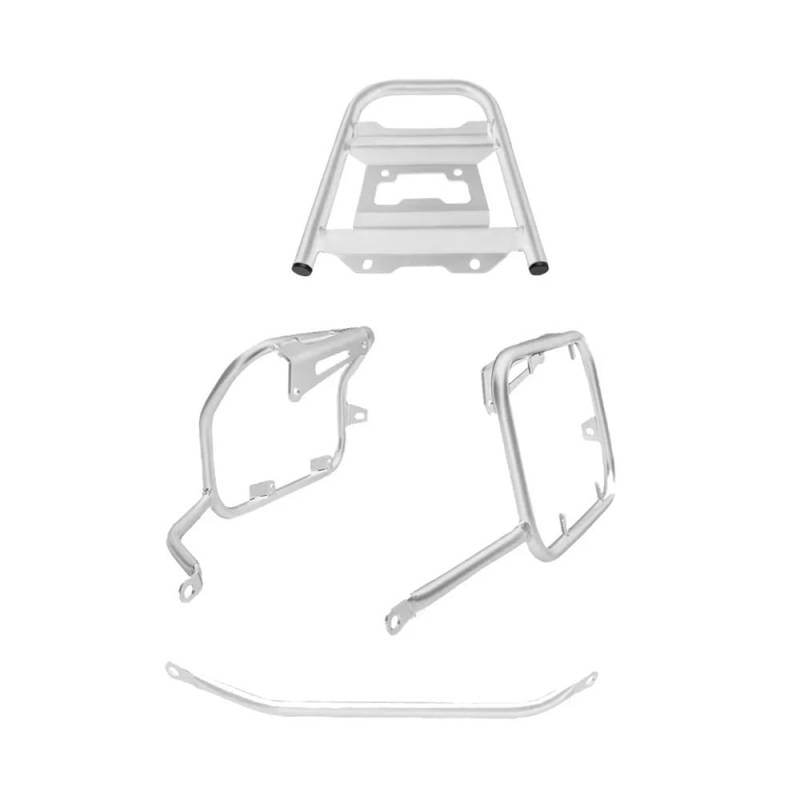 CWDQYNLG Motorrad-Gepäckträger Für TRK702X TRK 702 X Edelstahl Pannier Halterung Motorrad Fall Rack Gepäck Box Toolbox Unterstützung Halter Rahmen von CWDQYNLG