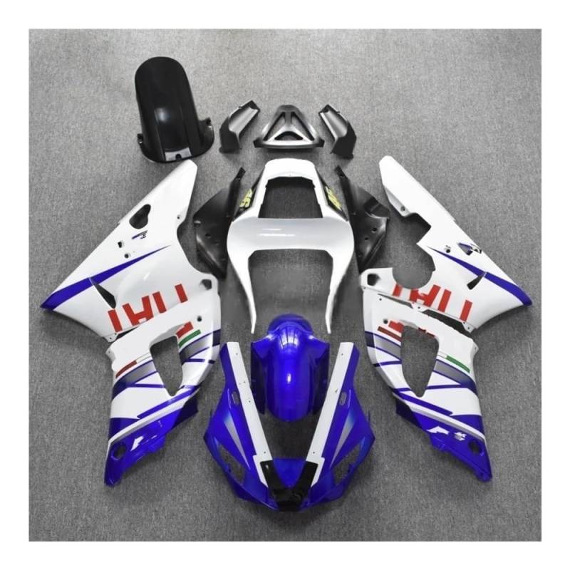 CWDQYNLG Schwanz Abschnitt Verkleidung Motorrad Hinten Passagier Gugel Sitz Zurück Abdeckung Verkleidung Teil Für YZF R1 1000 YZFR1 YZF-R1 2000 2001 ABS von CWDQYNLG