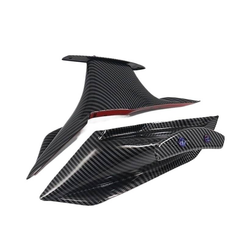 CWDQYNLG Schwanz Abschnitt Verkleidung Winglets Verkleidungssatz Für CBR650R CBR650 CBR 650 R 650R 2019-2021 ABS Aerodynamischer Flügelspoiler Fester Spoiler Zubehör von CWDQYNLG