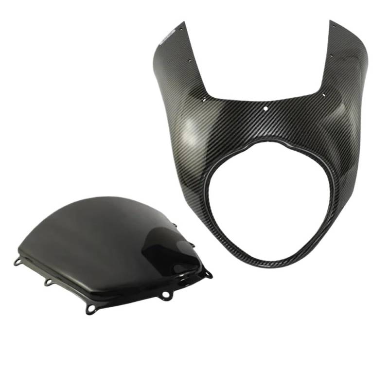 CWDQYNLG Windschild Motorrad Front Scheinwerfer Windschutz Windschutz Scheinwerfer Verkleidung Bildschirm Für Für Vu&lcan S 650 S650 VN650 EN650 2015-2021 von CWDQYNLG