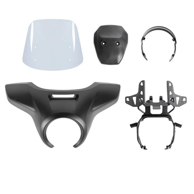CWDQYNLG Windschild Motorrad Motorrad Scheinwerfer Verkleidung Bildschirm Front Scheinwerfer Abdeckung Windschutz Windschutz Für Rebel cm CMX 1100 2021-2024 von CWDQYNLG