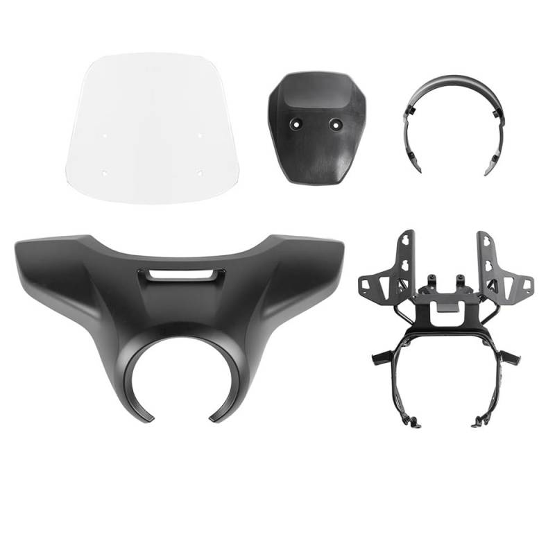 CWDQYNLG Windschild Motorrad Motorrad Scheinwerfer Verkleidung Bildschirm Front Scheinwerfer Abdeckung Windschutz Windschutz Für Rebel cm CMX 1100 2021-2024 von CWDQYNLG