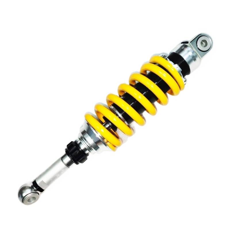 Luftstoßdämpfer Hinten 330mm 340mm 350mm 360mm 370mm 380mm 12mm Frühling Einstellen Motorrad Stoßdämpfer Suspension Einstellbare Schock strut von CWDQYNLG