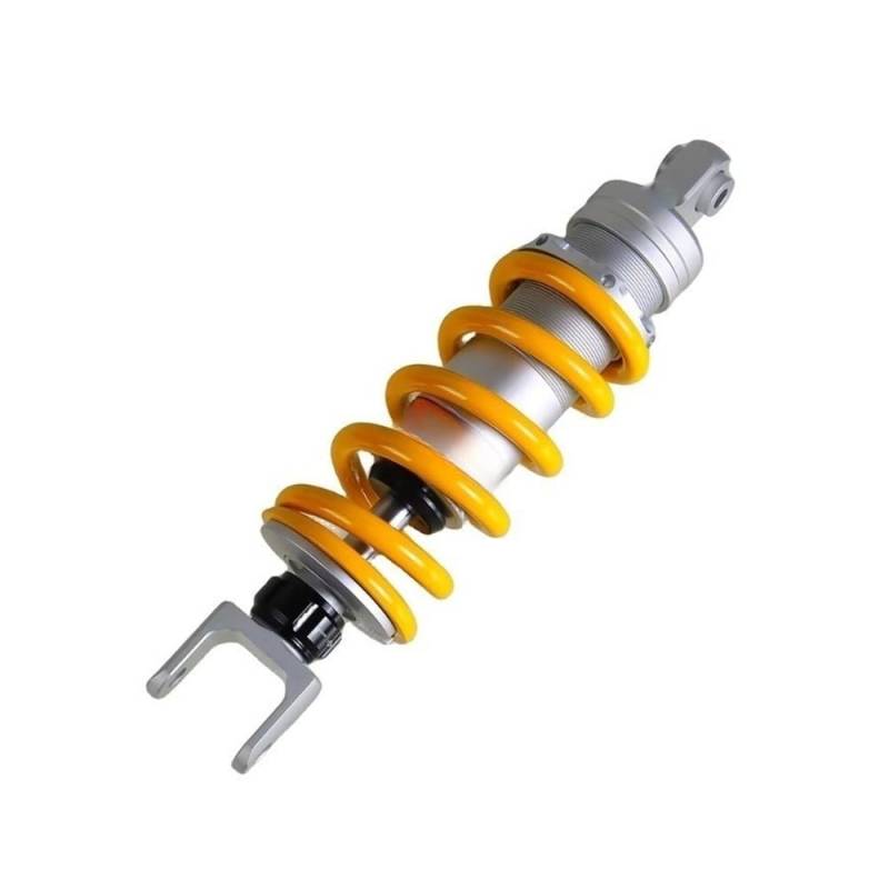 Luftstoßdämpfer Hinten Motorrad Hinten Stoßdämpfer Federn 345MM Suspension Frühling Stoßdämpfer Einstellbare Federbein von CWDQYNLG