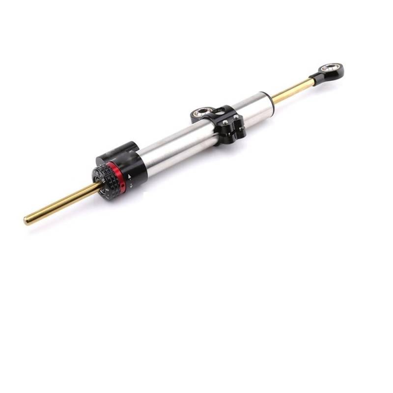 Luftstoßdämpfer Hinten Universal-Motorrad-Stabilisator, universeller Richtungsdämpfer, Lenkungsdämpfer, Aluminium-Stoßdämpfer, Stoßdämpfer-Kit von CWDQYNLG