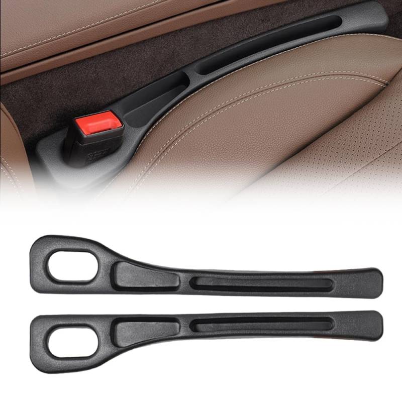 2er Autositz Lückenfüller für SsangYong Musso Sports(P100)/Musso Pick-up/Musso(Q200), Autositz Gap Plug Autositz Zubehör Autositz Organizer Auto Gadgets Innenraum,Bla-ck von CWMAD