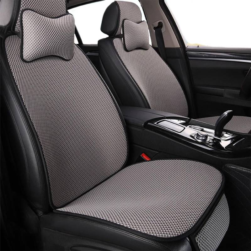 Autositzbezüge für VW Caddy Maxi Panel Van IV. Komfortabel Atmungsaktiv Schwitzen Verhindern Kühl im Sommer Anti Rutsch Autositzschoner,Grey von CWMBJD