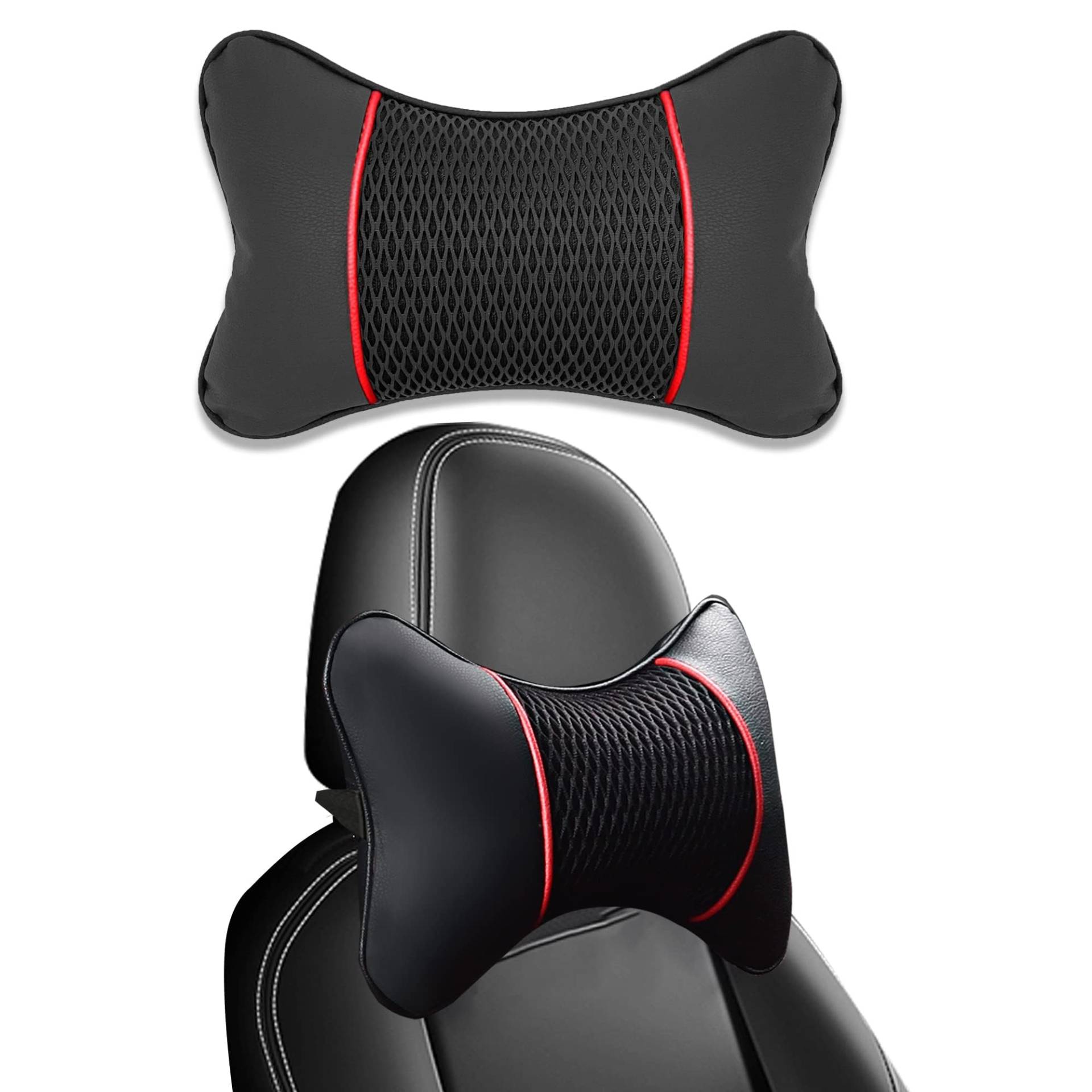 Auto Kopfstütze für Ford Tourneo Custom I L1 2015-2017,Auto Nackenkissen Nackenstütze Nackenkissen Kopfkissen Kopfstütze für Autositz Nackenstütze Auto Kissen Kopfstütze Auto,Black-Red Auto Kopfstütze für Ford Tourneo Custom I L1 2015-2017,Auto Nackenkissen Nackenstütze Nackenkissen Kopfkissen Kopfstütze für Autositz Nackenstütze Auto Kissen Kopfstütze Auto,Black-Red von CWMBM