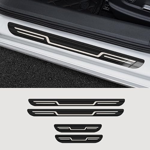 CWMMKL 4 Stück Edelstahl Einstiegsleisten Schutz für Toyota RAV4 5.Generation RAV4 Hybrid PHEV / RAV4 Prime 2018-2023, Einstiegsleisten Türschweller Beschützer Türschutzleisten Zierleisten,Bla-ck CWMMKL 4 Stück Edelstahl Einstiegsleisten Schutz für Toyota RAV4 5.Generation RAV4 Hybrid PHEV / RAV4 Prime 2018-2023, Einstiegsleisten Türschweller Beschützer Türschutzleisten Zierleisten,Bla-ck von CWMMKL