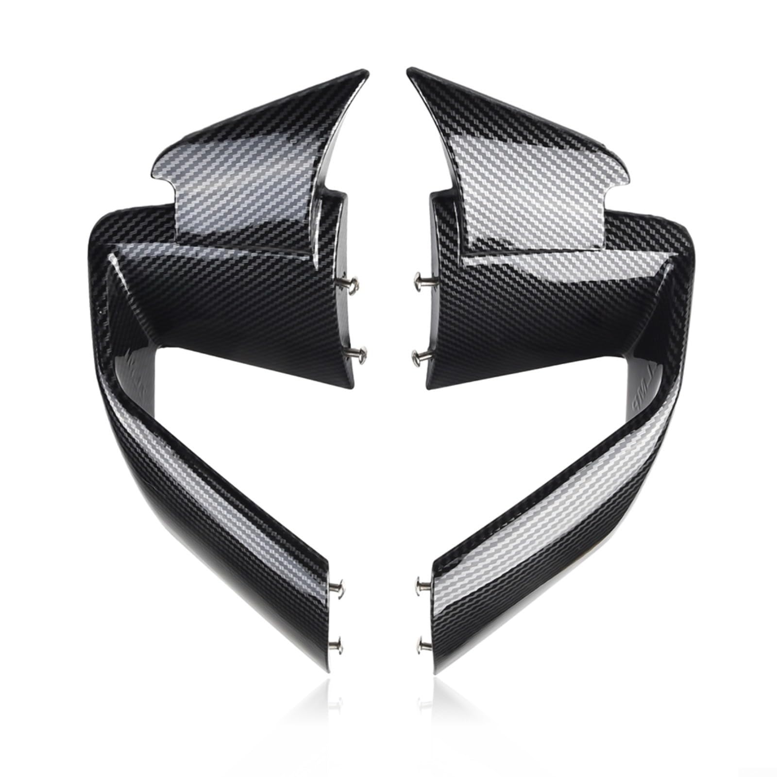 CWOQOCW 1 Paar Spoiler Fxed Wind Winglets Kit, Frontspoiler Fixed Wind Winglets für S1000RR 2019-2022, Kohlefaser Schwarz CWOQOCW 1 Paar Spoiler Fxed Wind Winglets Kit, Frontspoiler Fixed Wind Winglets für S1000RR 2019-2022, Kohlefaser Schwarz von CWOQOCW