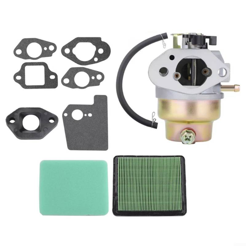 CWOQOCW Vergaser-Kit für Honda HRB476C HRB536C HRX426 Modelle Rasenmäher Teile Metall 10-teiliges Set mit Luftfilter-Kraftstoffleitungsdichtungen von CWOQOCW