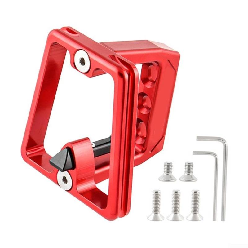 Frontträger-Blockadapter für Brompton-Fahrräder, 3-Loch-Montage, leichtes Aluminium-Legierungs-Design (schwarz) von CWOQOCW