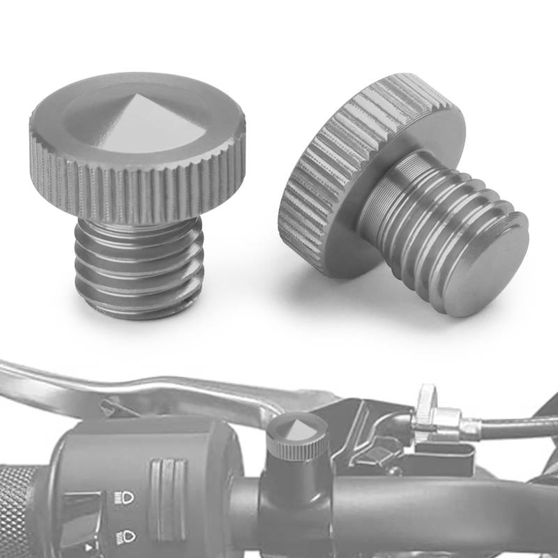 CXEPI M10*1.25mm Motorrad Spiegel Blindstopfen, Aluminium Spiegelloch Schrauben für MT07 FZ07 MT09 FZ09 MT10 MT25 MT125 MT15 MT01 MT03 XSR700 XSR900 NMAX 125 Tracer 9GT 900GT YZF R3 R6 R7 von CXEPI