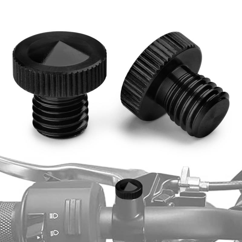 CXEPI M10*1.25mm Motorrad Spiegel Blindstopfen, Aluminium Spiegelloch Schrauben für MT07 FZ07 MT09 FZ09 MT10 MT25 MT125 MT15 MT01 MT03 XSR700 XSR900 NMAX 125 Tracer 9GT 900GT YZF R3 R6 R7 von CXEPI