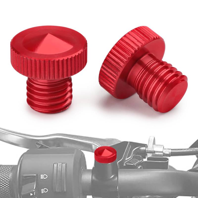 CXEPI M10*1.25mm Motorrad Spiegel Blindstopfen, Aluminium Spiegelloch Schrauben für MT07 FZ07 MT09 FZ09 MT10 MT25 MT125 MT15 MT01 MT03 XSR700 XSR900 NMAX 125 Tracer 9GT 900GT YZF R3 R6 R7 von CXEPI