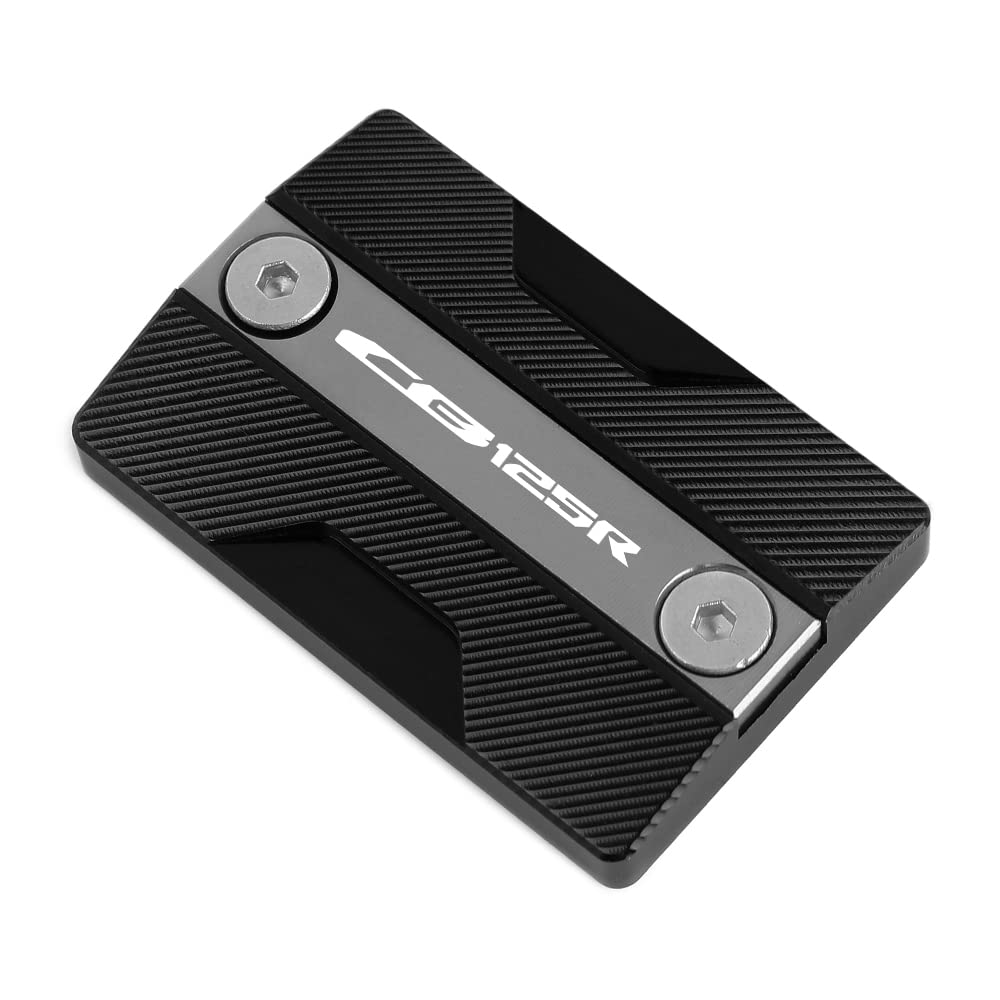 CXEPI Motorrad Bremsflüssigkeitsbehälter Vorne Alu Deckel - BremsbehÄlterdeckel Passend für CB125R CB 125 R CXEPI Motorrad Bremsflüssigkeitsbehälter Vorne Alu Deckel - BremsbehÄlterdeckel Passend für CB125R CB 125 R von CXEPI