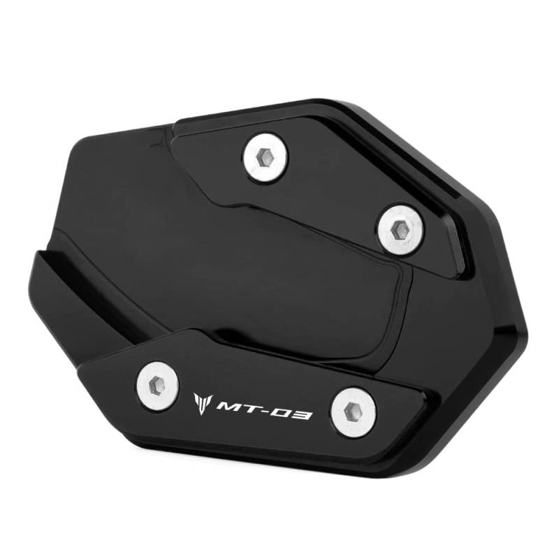 CXEPI Motorrad Seitenständer Vergrößern Fuß-Verbreiterung Ständer Platte Pad für MT03 MT-03 MT 03 2019 2020 2021 2022 2023 2024 von CXEPI