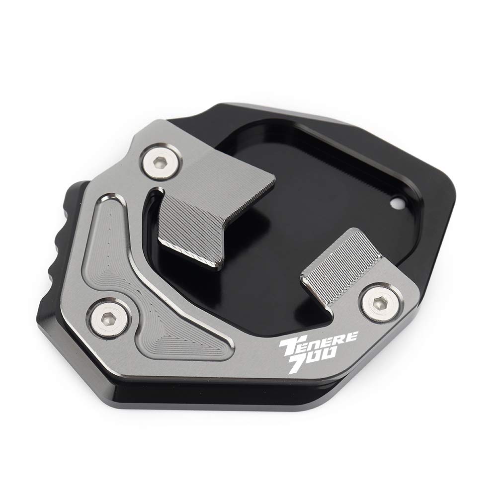 CXEPI Motorrad Seitenständer Vergrößern Fuß-Verbreiterung Ständer Platte Pad für Tenere 700 XTZ 700 T700 2019-2023,Titanfarbe CXEPI Motorrad Seitenständer Vergrößern Fuß-Verbreiterung Ständer Platte Pad für Tenere 700 XTZ 700 T700 2019-2023,Titanfarbe von CXEPI
