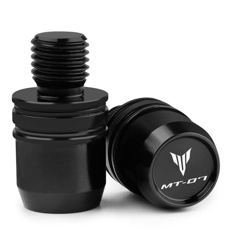 CXPEI Motorrad Spiegel Blindstopfen Schrauben M10, Spiegelschrauben aus CNC Aluminium, Rückspiegel M10*1.25 Schrauben Gewinde für MT-07 MT07 MT 07 2014-2022 2023 2024 von CXEPI