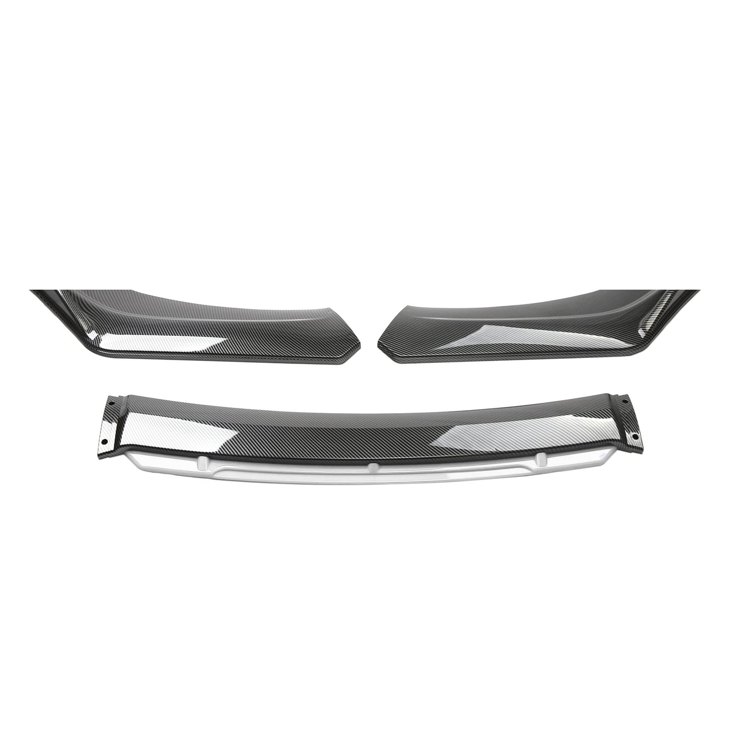 Auto Frontspoiler Lippe für VW T-Cross 2019-2023,ABS Lip Body Kit die Vordere Stoßstange Spoiler Canard Protector Auto Zubehör,Grey Auto Frontspoiler Lippe für VW T-Cross 2019-2023,ABS Lip Body Kit die Vordere Stoßstange Spoiler Canard Protector Auto Zubehör,Grey von CXOCSOK
