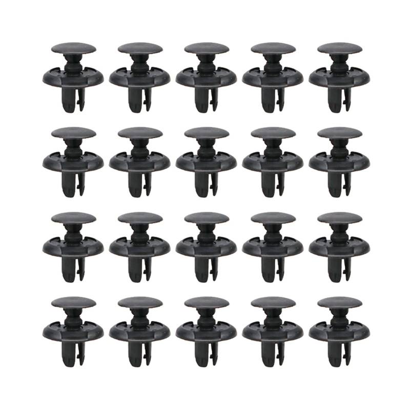 CXVFY 10/20 / 50 stücke Auto Stoßfängerbefestigung Loch Rivet Halter Push Motorabdeckung Auto Tür Trim Panel Clip Befestigungselemente Auto Zeug Zubehör(20pcs 8MM) von CXVFY