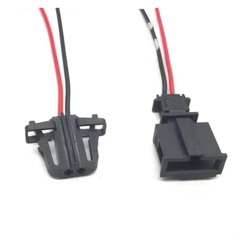 CXVFY 2-poliger Stecker, kompatibler Sensorstecker 3B072712 1J0971972 mit Draht 1J0 971 972 (2-poliger Stecker weiblich, 10 Sätze) von CXVFY