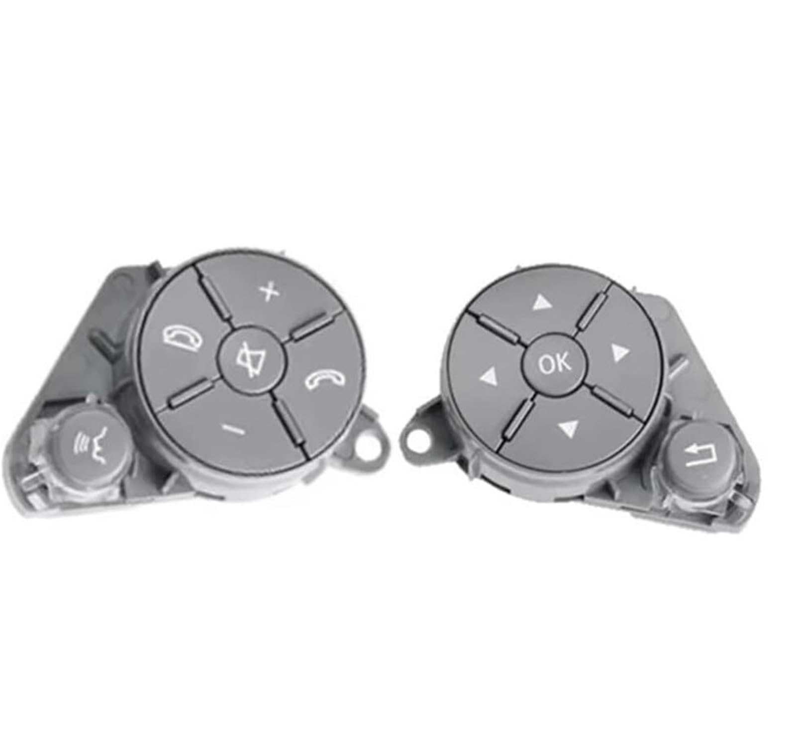 CXXSW [Replacement] 1 Paar Lenkrad-Steuerschalter-Knopfbaugruppe, for Mercedes-Benz, C, E, for GLK-Klasse, W204, W212, W207, A2048210451, A2048210351-Grau von CXXSW