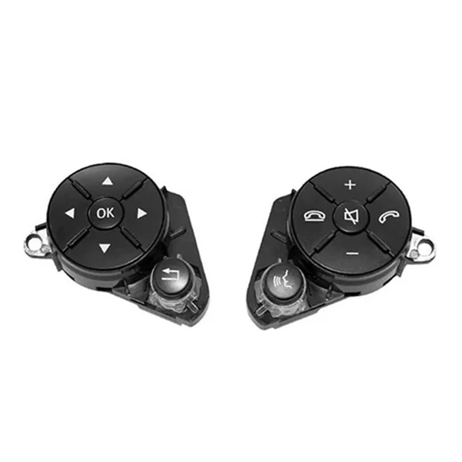 CXXSW [Replacement] 1 Paar Lenkrad-Steuerschalter-Knopfbaugruppe, for Mercedes-Benz, C, E, for GLK-Klasse, W204, W212, W207, A2048210451, A2048210351-Schwarz von CXXSW