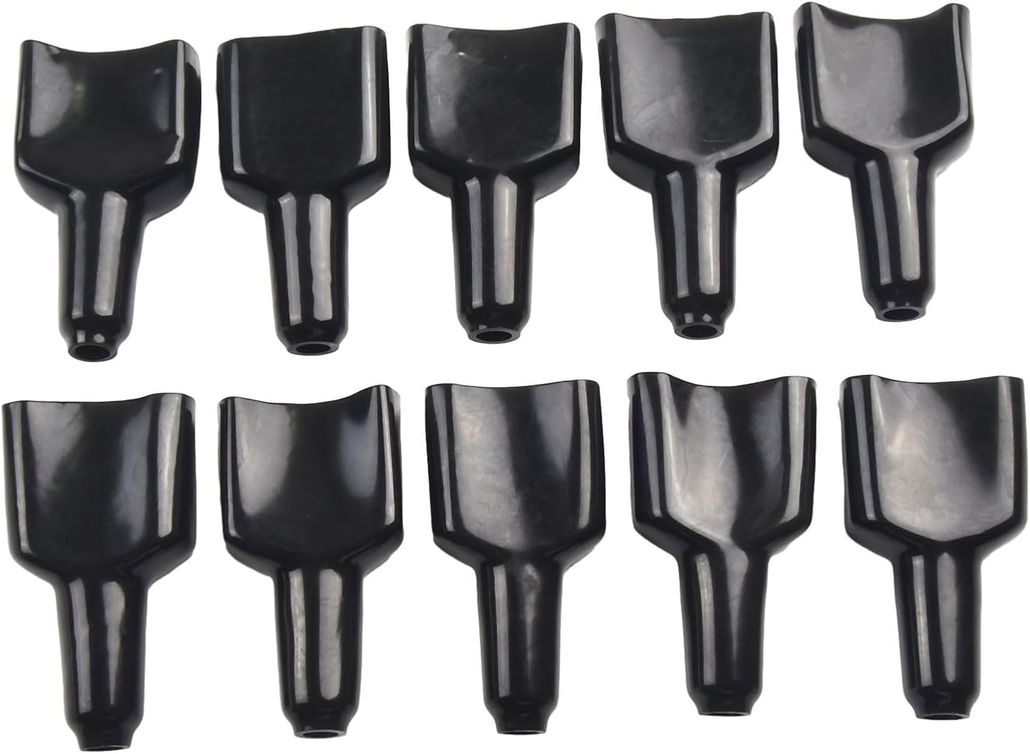 CXXSW [Replacement] 10-teilige Gummiabdeckungen, flammhemmende Gummistiefel, Gummihülsen for Stromanschlüsse mit 2 Positionen, for Staubschutzhüllen, for Anderson von CXXSW