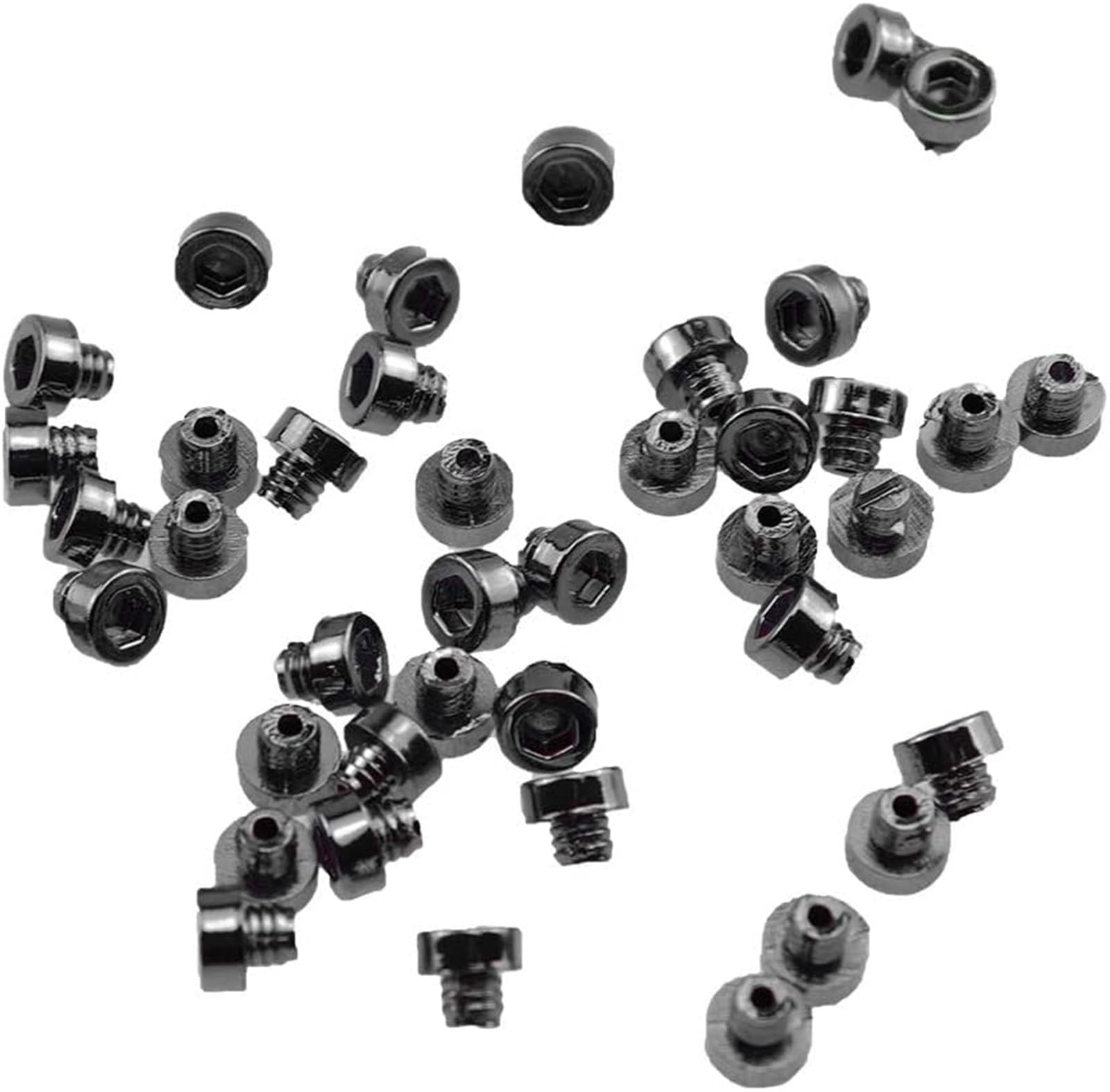 CXXSW [Replacement] 100 Stück 6-mm-Nieten, Ersatz-Kunststoffnägel, Reifenmuttern, Bolzen, Schrauben, Nieten, kompatibel mit Auto-Styling-Tuning, Felgenlippendekoration – SCHWARZ – 100 Stück von CXXSW