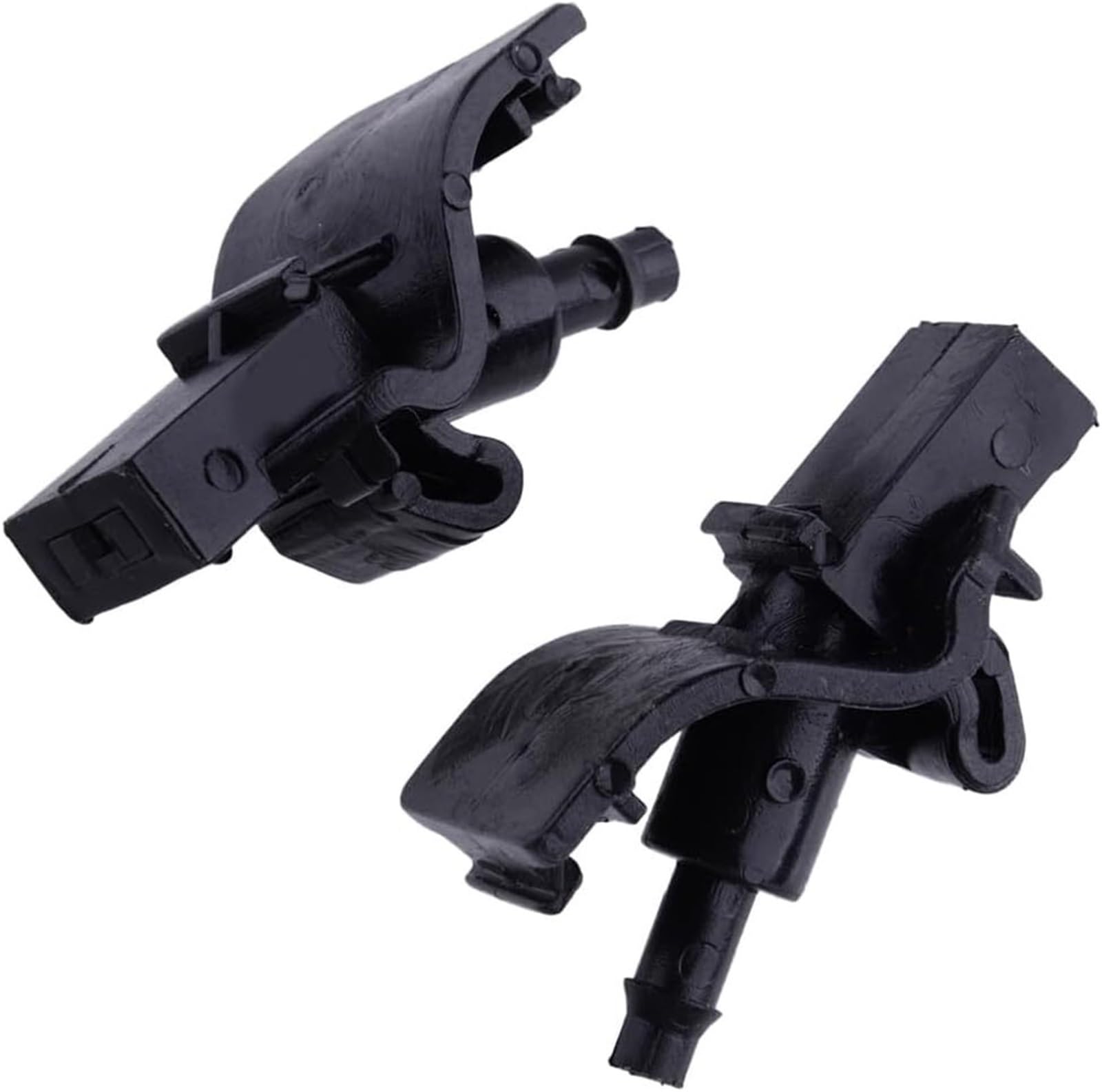 CXXSW [Replacement] 2 Stück Schwarze Scheibenwischer-Waschdüsen-Sprühdüsen, FR3Z17603AA, kompatibel mit Ford, for Mustang 2015-2017 von CXXSW