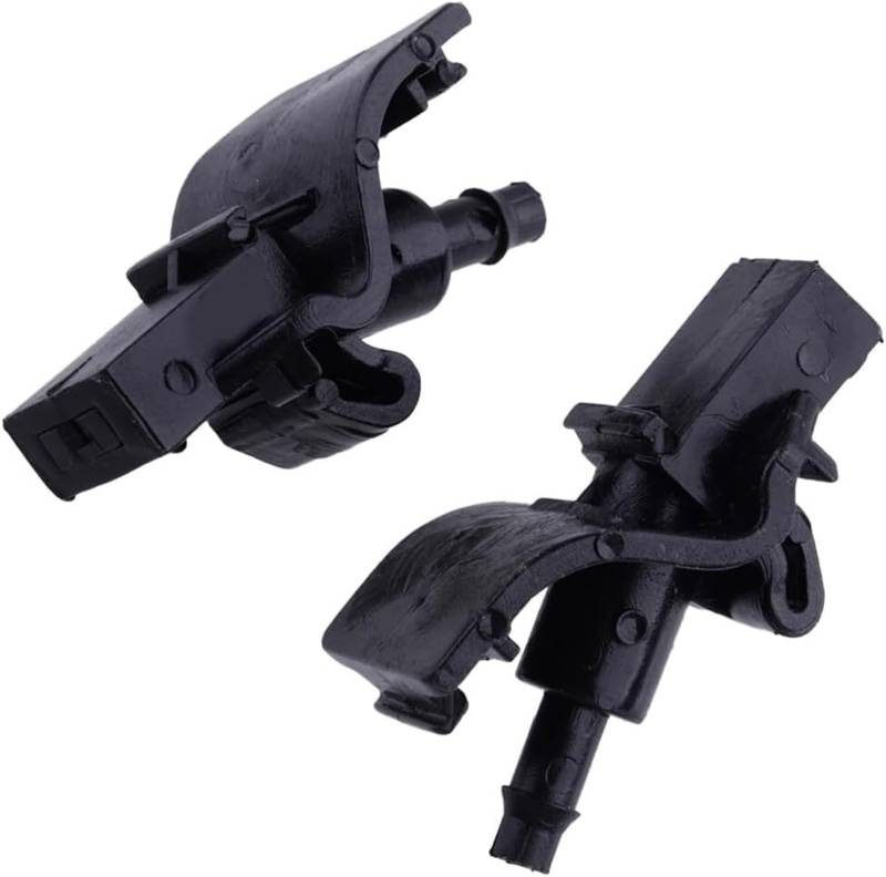 CXXSW [Replacement] 2 Stück Schwarze Scheibenwischer-Waschdüsen-Sprühdüsen, FR3Z17603AA, kompatibel mit Ford, for Mustang 2015-2017 von CXXSW