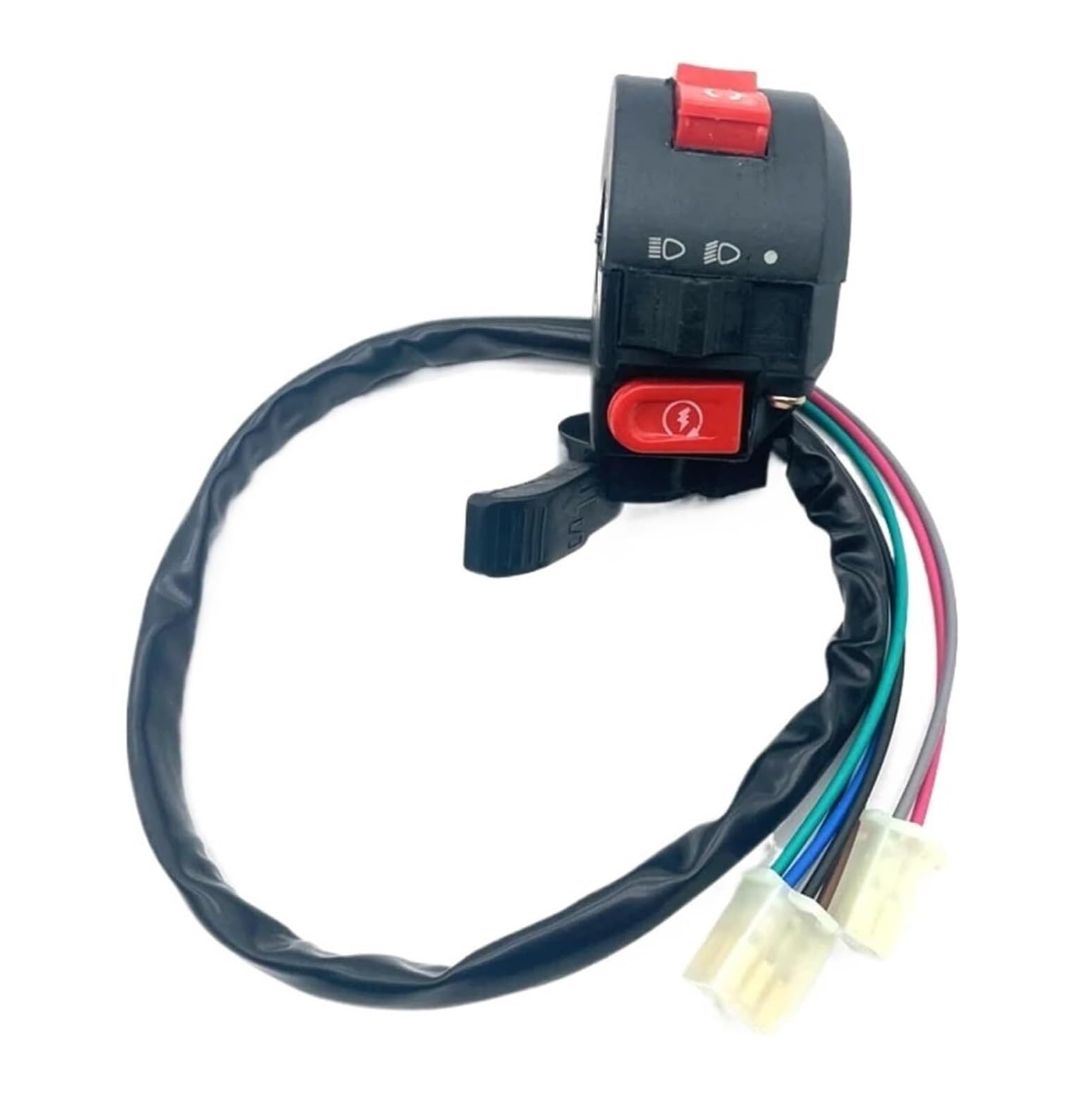 CXXSW [Replacement] 22 mm Kill Switch mit Choke, kompatibel mit 50 cc, 70 cc, 90 cc, 110 cc, 125 cc, 150 cc for ATV, for Quad 4 for Wheelers-5 2 mit Choke von CXXSW