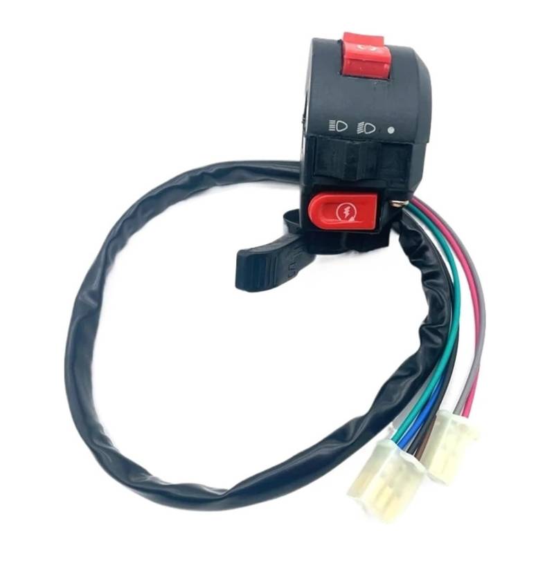 CXXSW [Replacement] 22 mm Kill Switch mit Choke, kompatibel mit 50 cc, 70 cc, 90 cc, 110 cc, 125 cc, 150 cc for ATV, for Quad 4 for Wheelers-5 2 mit Choke von CXXSW