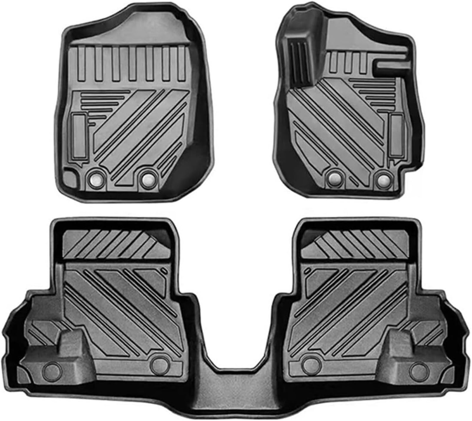 CXXSW [Replacement] 3D TPE LHD RHD Boden-Automatte Schwarz, Kompatibel mit Suzuki for Jimny 2019-2022, for JB74 64, Auto-Fußpolster Umgebener Teppich 4x4 Zubehör - Rechtslenker at von CXXSW