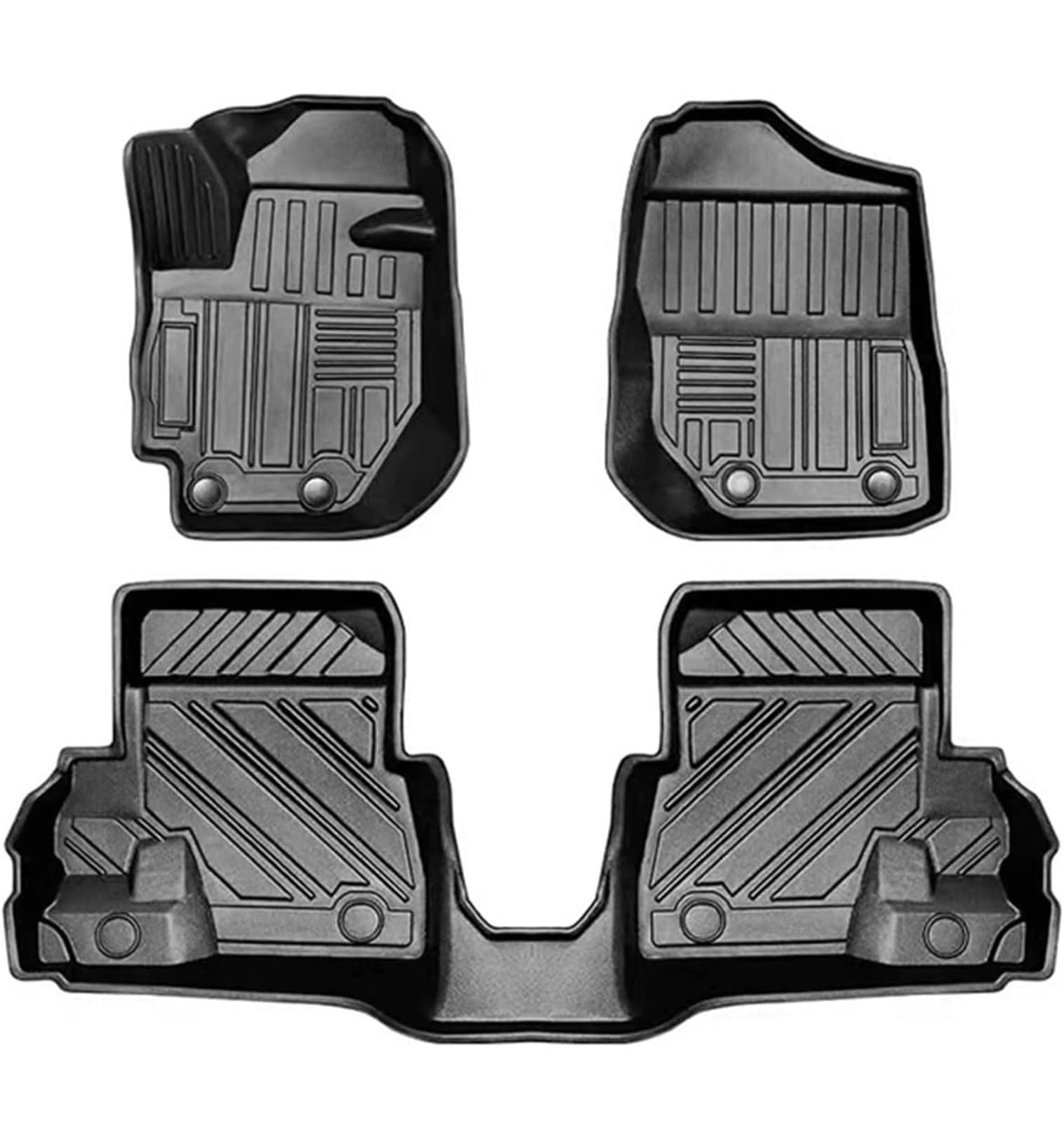 CXXSW [Replacement] 3D TPE LHD RHD Boden-Automatte Schwarz, Kompatibel mit Suzuki for Jimny 2019-2022, for JB74 64, Auto-Fußpolster umgeben von Teppich 4x4-Zubehör - Linkslenker at von CXXSW
