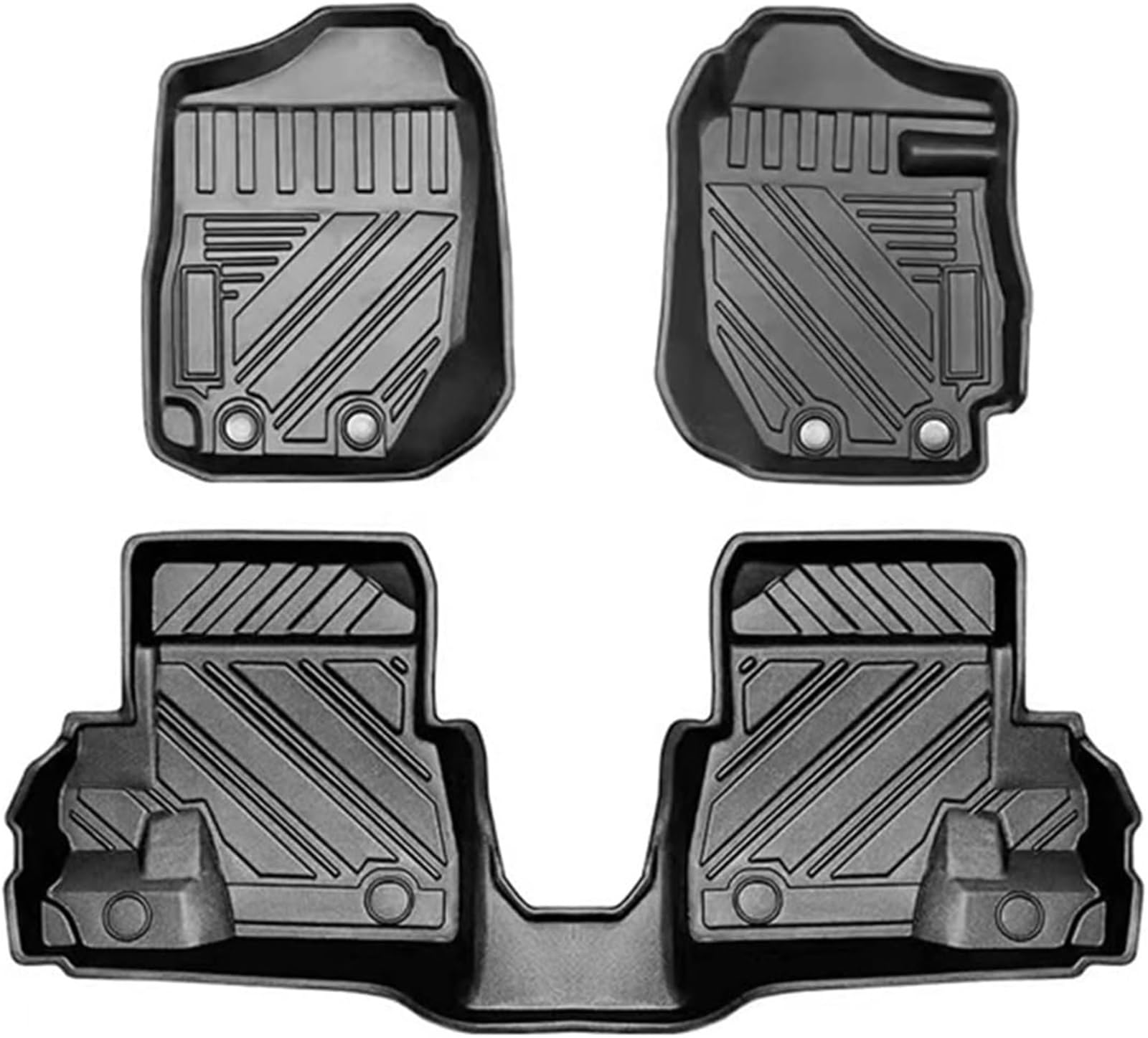 CXXSW [Replacement] 3D TPE LHD RHD Boden-Automatte Schwarz, Kompatibel mit Suzuki for Jimny 2019-2022, for JB74 64, Auto-Fußpolster umgeben von Teppich 4x4-Zubehör - Rechtslenker MT von CXXSW