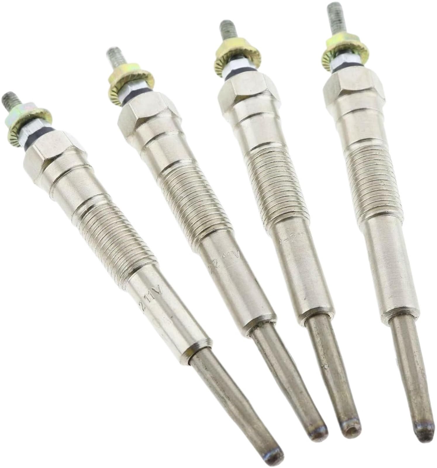 CXXSW [Replacement] 4 STÜCKE Glühkerzen for Dieselheizung, 1KZ-TE KZN165 KZN185, 19850-67020 19850-67030, for Toyota, for Hilus, for Hiace 3.0L Autoheizung von CXXSW