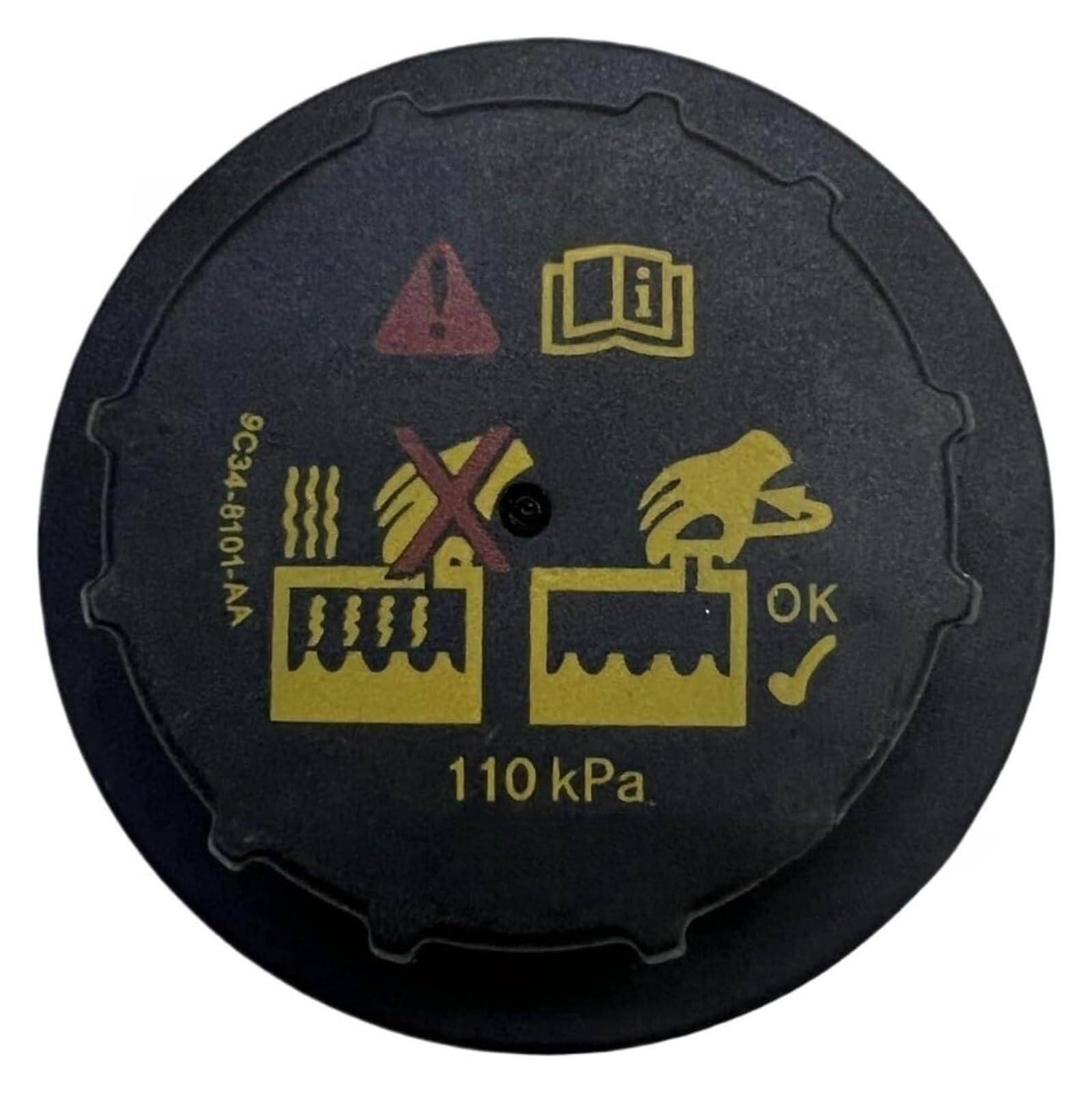 CXXSW [Replacement] Auto Kühler Kühlmittel Tankdeckel Flaschenverschluss, for Ford, 9C34-8101-AA/9C348101AA von CXXSW