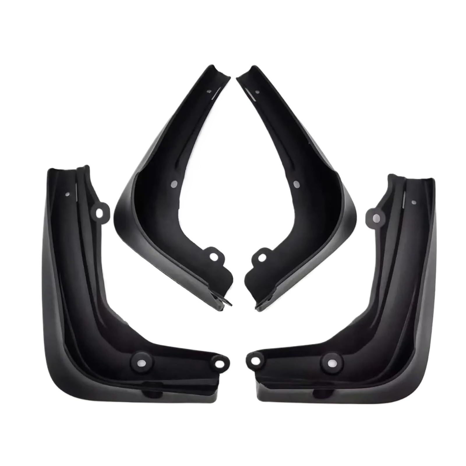 CXXSW [Replacement] Auto-Schmutzfänger, Auto-Schmutzfänger vorne und hinten, spezieller TPE-Kotflügel for Kotflügelschutz, Autozubehör, for, for Modell S, 2016–2023, Schwarz von CXXSW