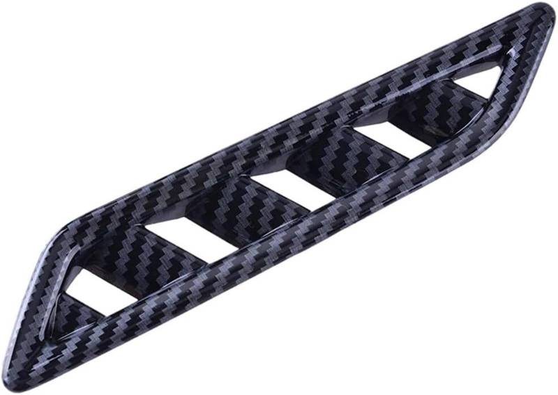 CXXSW [Replacement] Blendrahmen for die Lüftungsschlitze des Armaturenbretts, 2-teilig/Set im schwarzen Carbonfaser-Stil, for Volkswagen, for Jetta MK7 2019, 2020 von CXXSW