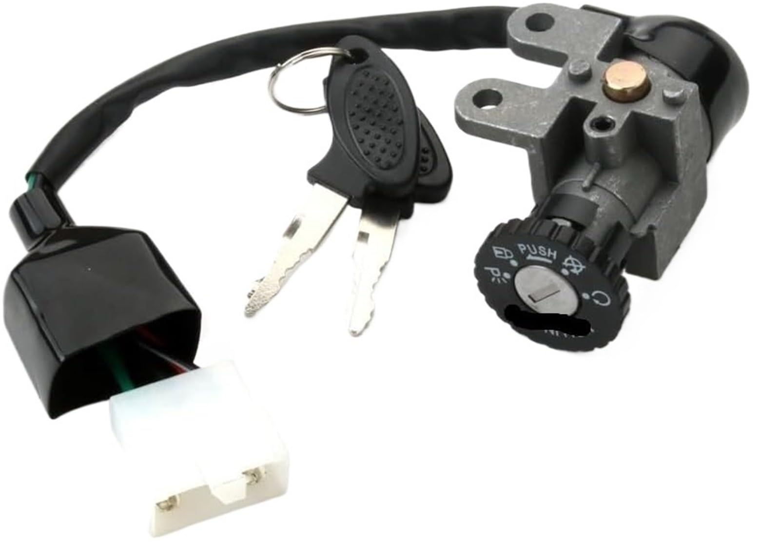 CXXSW [Replacement] Kompatibler Schlüsselschalter-Schlosssatz, kompatibel mit BT49QT-9, 9R1 9R3 9S1 9S3 50cc, for 4-Takt von CXXSW