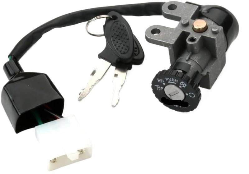 CXXSW [Replacement] Kompatibler Schlüsselschalter-Schlosssatz, kompatibel mit BT49QT-9, 9R1 9R3 9S1 9S3 50cc, for 4-Takt von CXXSW